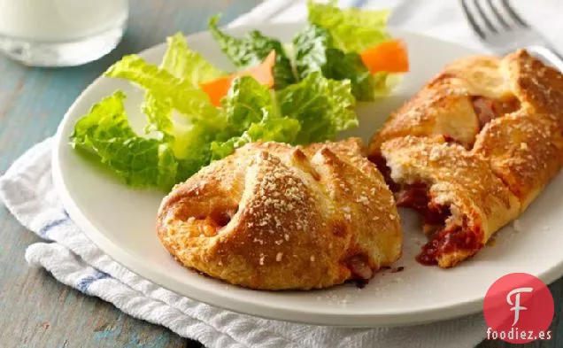Trenzas de Hoagie de Albóndigas Italianas