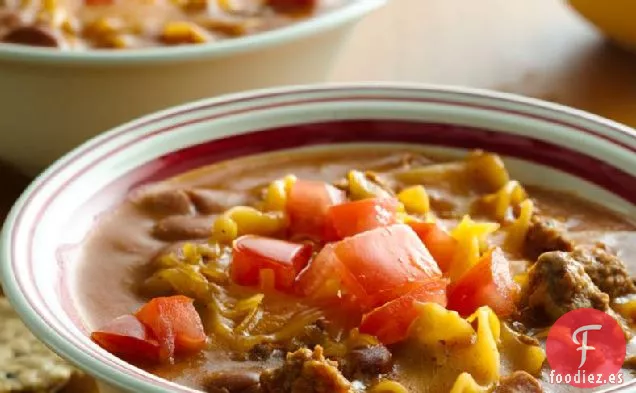 Chile Fundido con Queso Cheddar