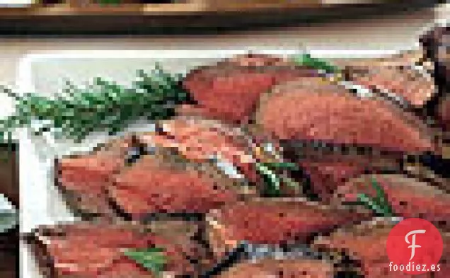 Pierna de Cordero a la Parrilla con Mostaza Especiada y Romero