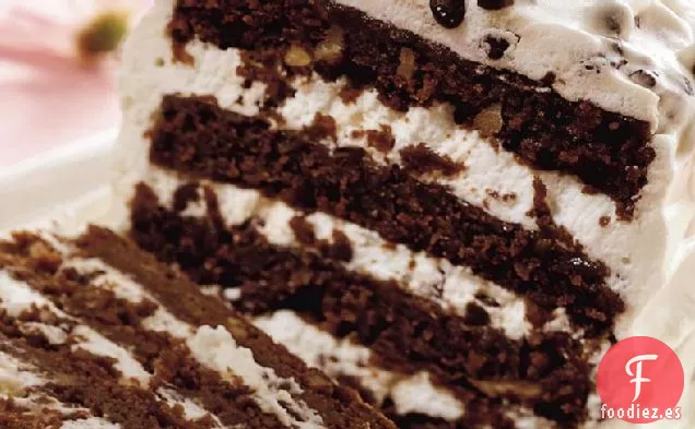 Torta de Brownie con Chispas de Chocolate - América Recetas