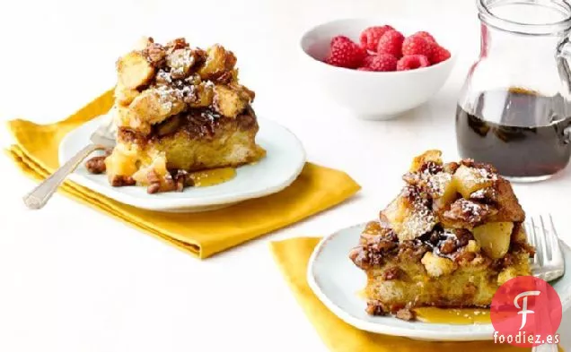 Tostada Francesa de Manzana y Caramelo de Cocción Lenta