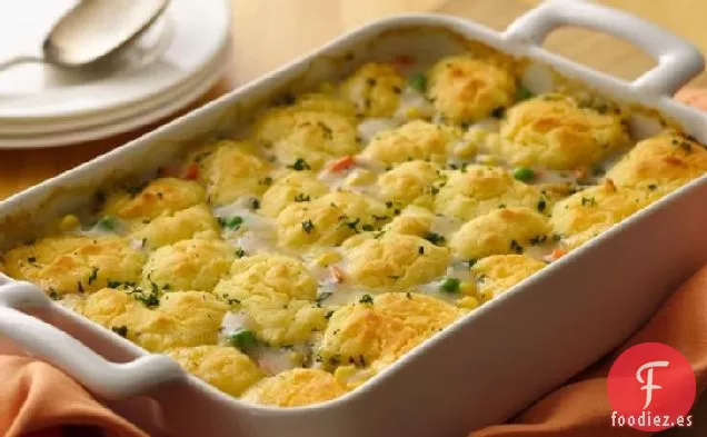 Pastel de Pollo Abundante Sin Gluten