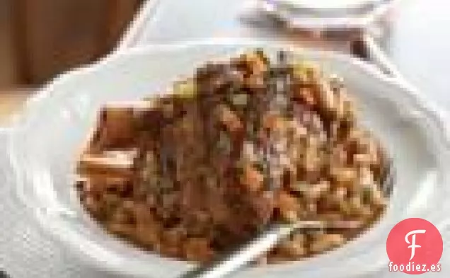 Mangos De Cerdo Estofados Con Frijoles Blancos