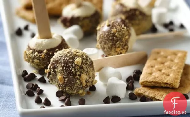 S'more Shortcake Pops