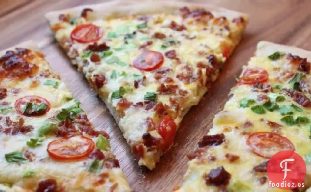 Pizza de Huevos Revueltos