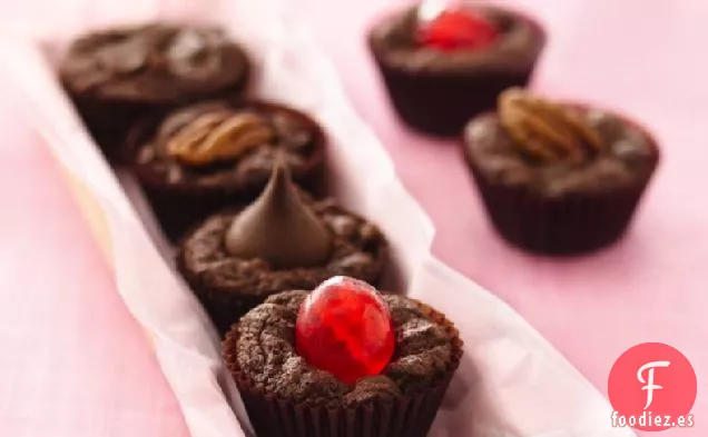 Mini Tazas de Chocolate Triple (Cantidad de Intercambio de Galletas)