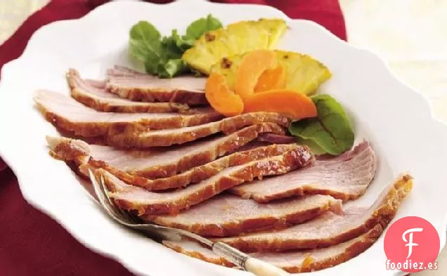 Jamón Glaseado de Albaricoque y Bourbon