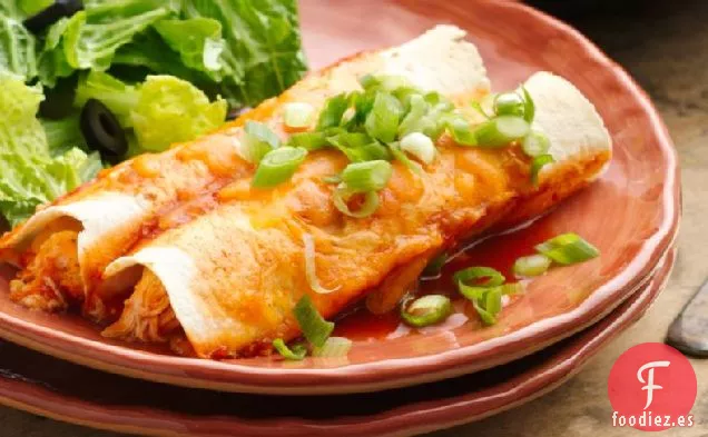 Enchiladas de Pollo Cremosas Fáciles
