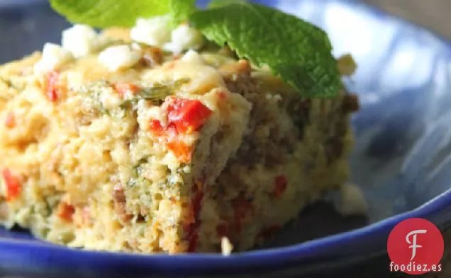 Quiche Mediterráneo sin Corteza de Cocción Lenta