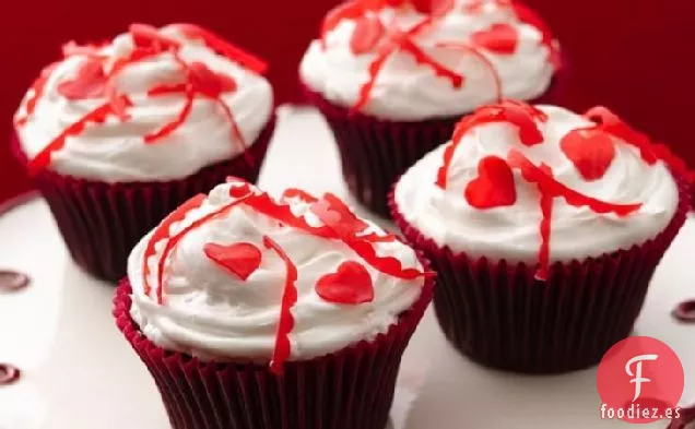 Magdalenas de Confeti de San Valentín sin Gluten