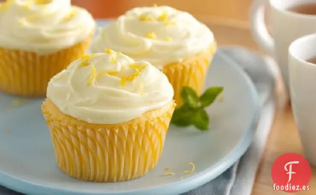 Cupcakes Cremosos de Limonada de Ensueño