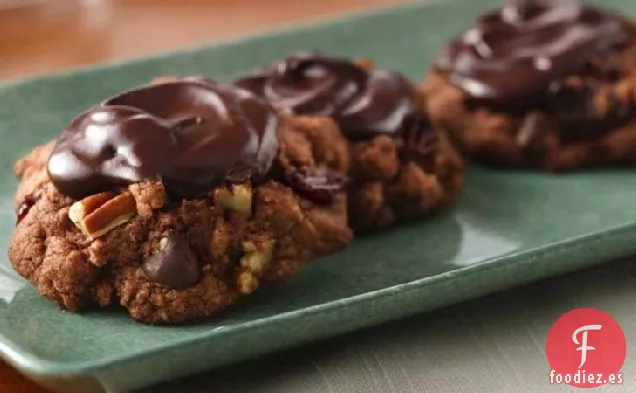 Galletas de Cereza de Chocolate Doble Decadentes Sin Gluten