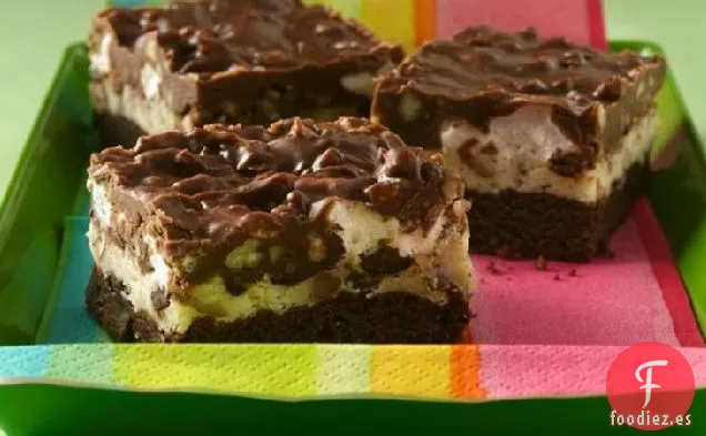 Barras de Galletas Rocky Road de Doble Chocolate