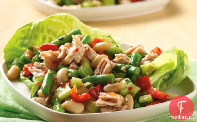 Ensalada Italiana de Frijoles y Atún