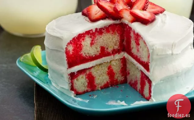 Tarta de Daiquiri de Fresa y Lima