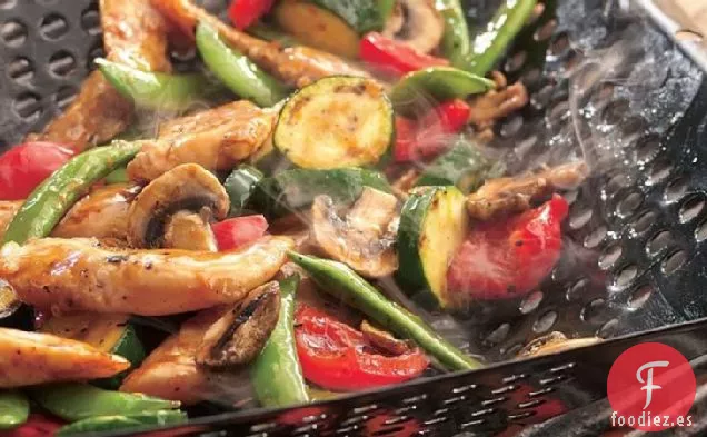 Teriyaki Cítrico de Pollo a la Parrilla