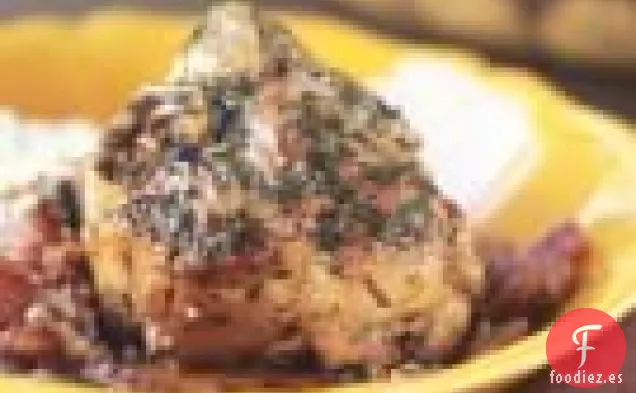 Chuletas De Cordero Con Salsa De Menta, Tomate Y Ajo