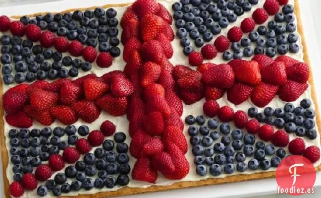 Pizza de Frutas de Union Jack