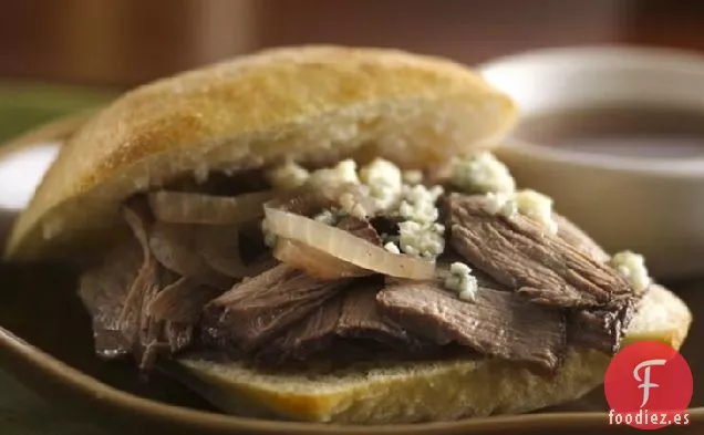 Sándwiches de Ternera y Queso Azul Zinfandel