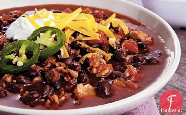 Chile Vegetariano de Frijoles Negros