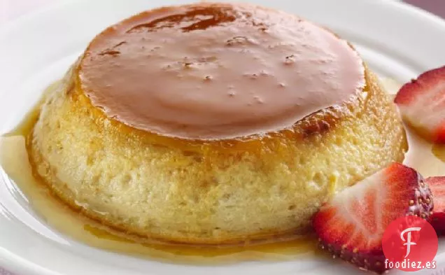 Flanes de Fresa Sin Lactosa