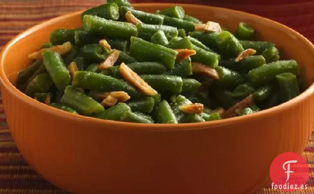 Judías Verdes con Ajo Sin Gluten
