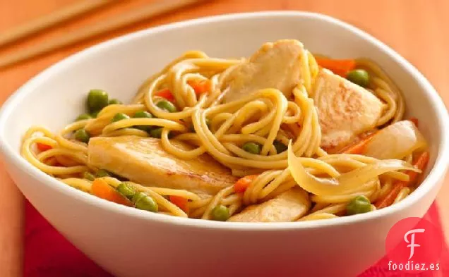 Pollo Salteado y Verduras