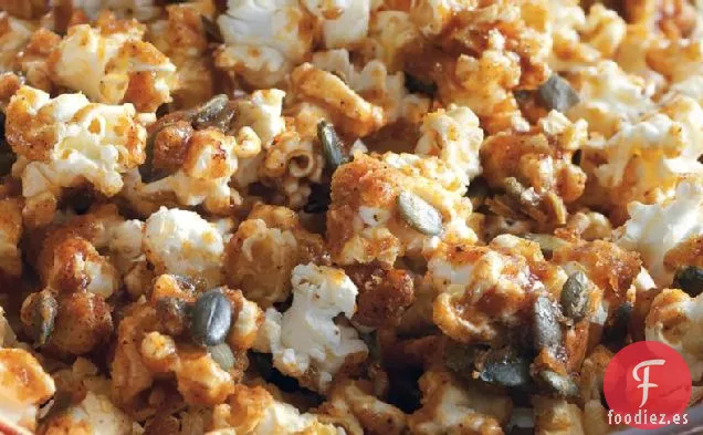 Mezcla de Bocadillos de Palomitas de Maíz con Semillas de Calabaza
