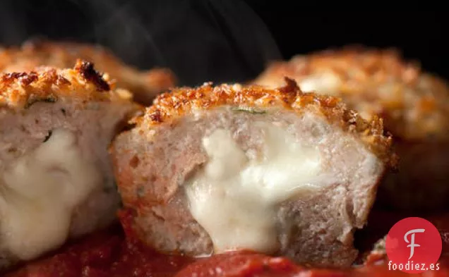 Muffins de Pastel de Carne de Pollo a la Parmesana