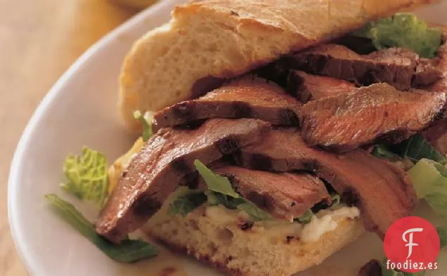 Sándwiches a la Parrilla de Londres con Mayonesa de Limón