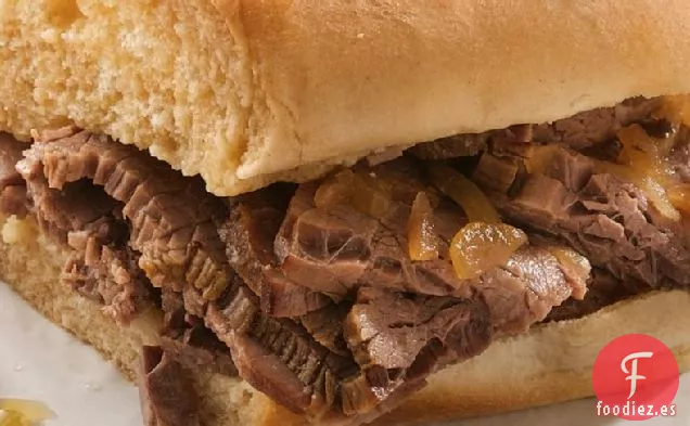 Sándwiches de Salsa Francesa Fáciles de Cocinar a Fuego Lento