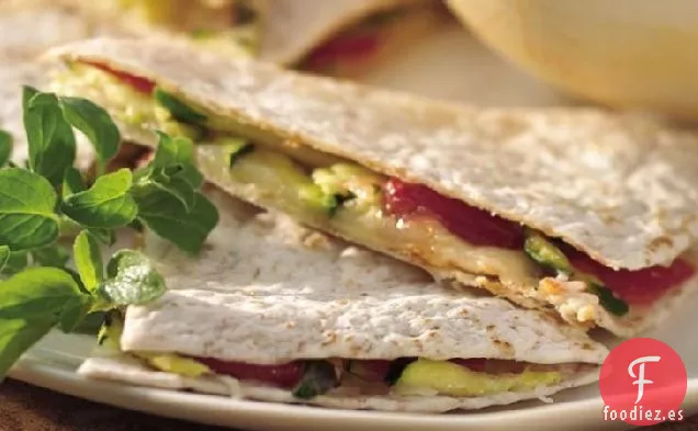 Quesadillas de Verduras con Queso