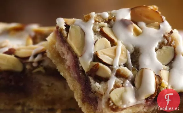 Barras de Tarta de Queso de Frambuesa sin Gluten