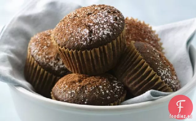 Cupcakes Dobles de Mantequilla de Cacahuete y Chocolate