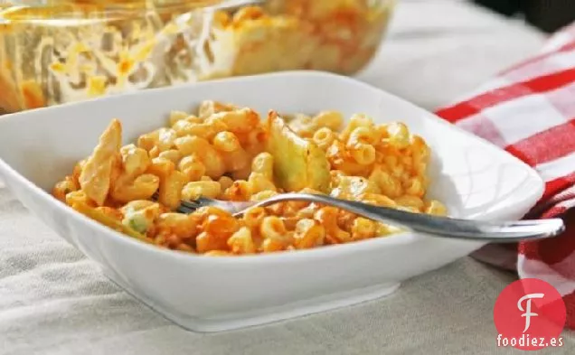 Macarrones de Pollo y Queso de Búfalo