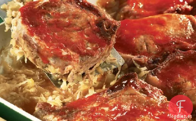 Chuletas de Cerdo Bávaras