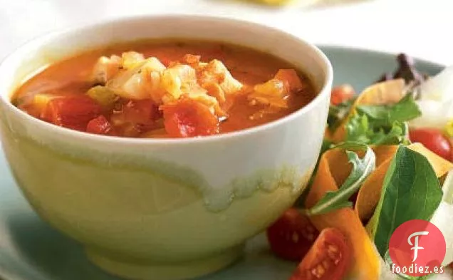 Sopa de Pescado Estilo Manhattan
