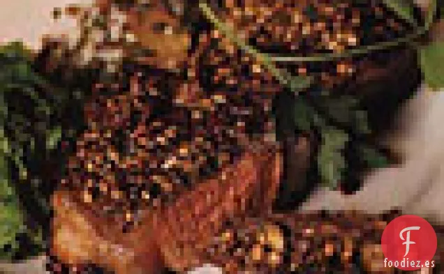 Chuletas de Cordero Frotadas con Cilantro y Chile