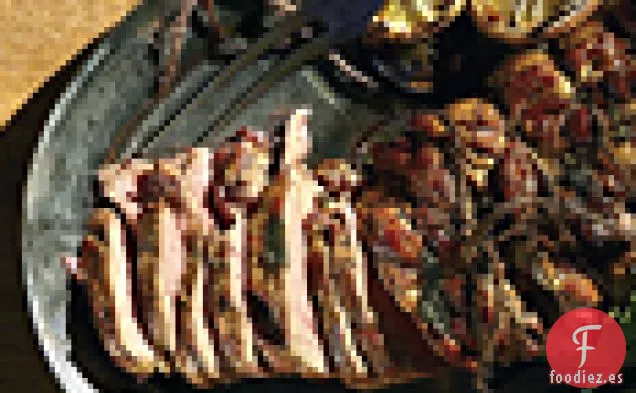 Pierna de Cordero Rellena de Mantequilla con Jugo de Limón Caramelizado