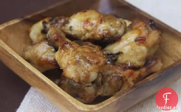 Alitas de Pollo Bourbon de Manzana