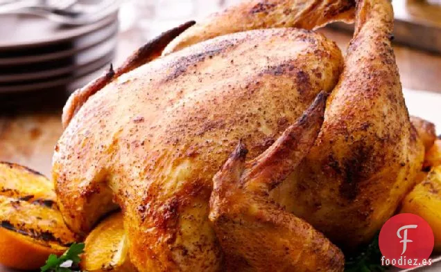 Pollos de Lata de Cerveza a La Parrilla a la Naranja