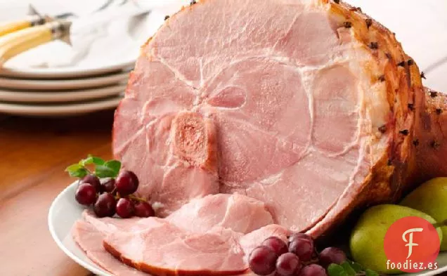 Jamón Horneado Glaseado con Miel (Tamaño de Multitud)