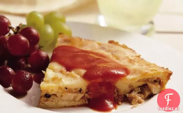 Pastel de Pollo Italiano con Queso