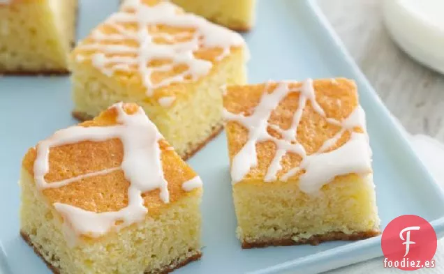 Barras de Pastel de Mantequilla de Limón