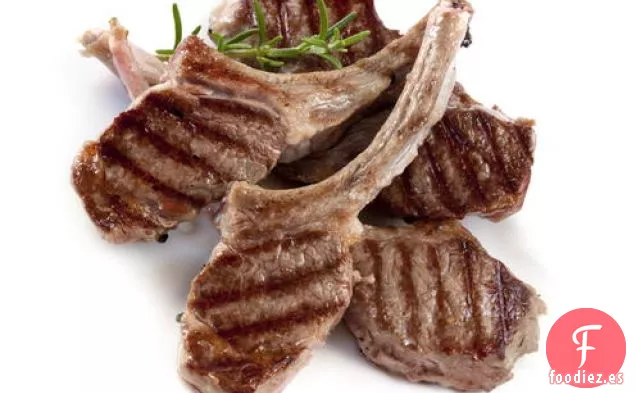 Chuletas de Cordero al Romero a La Parrilla