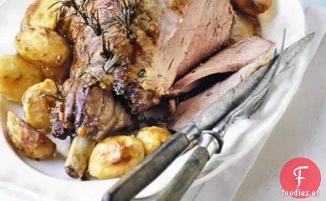 Cordero Asado con Romero y Miel