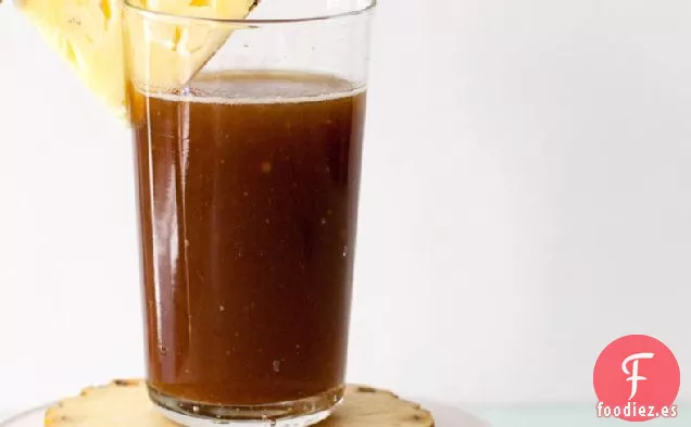 Glaseado Fácil de Piña y Jengibre