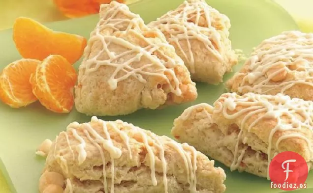 Bollos Pequeños de Naranja y Crema