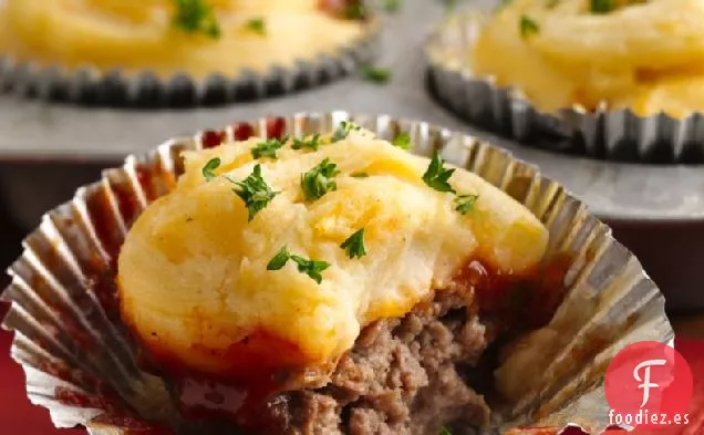 Mini Pan de Carne Cubierto de Papas