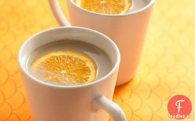 Café con Leche de Té Verde Naranja y Jengibre